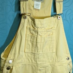 Yellow Denim Overalls
